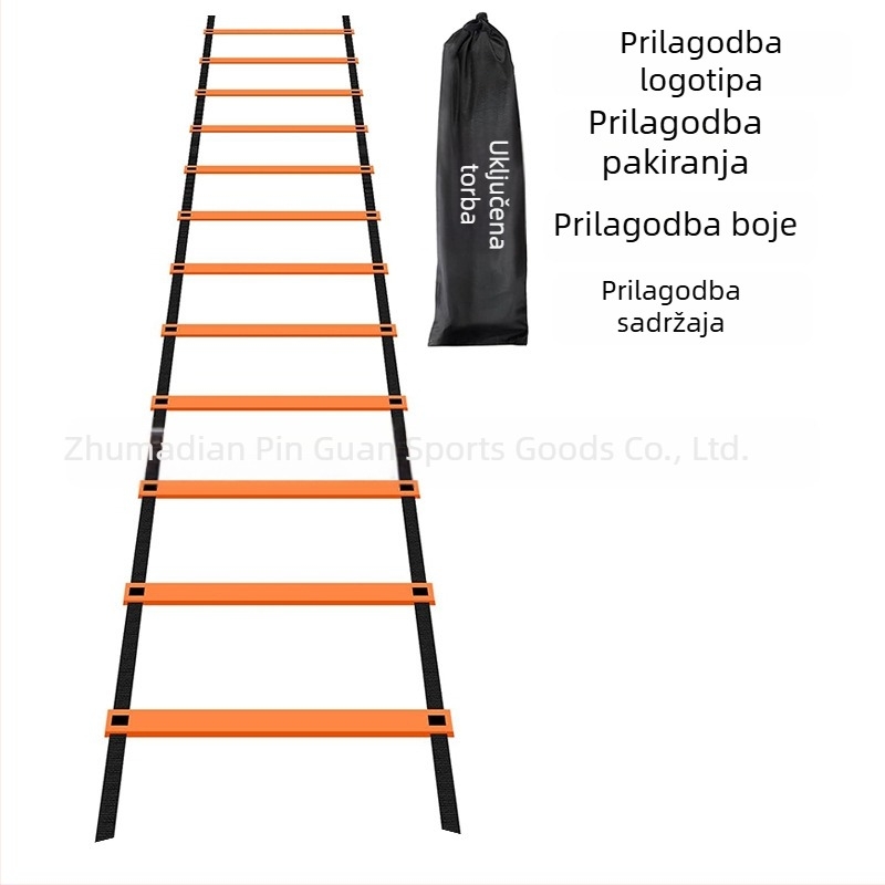 Ljestve agilnosti 42×0,3 cm za nogomet, oprema za trening, trening eksplozivne snage