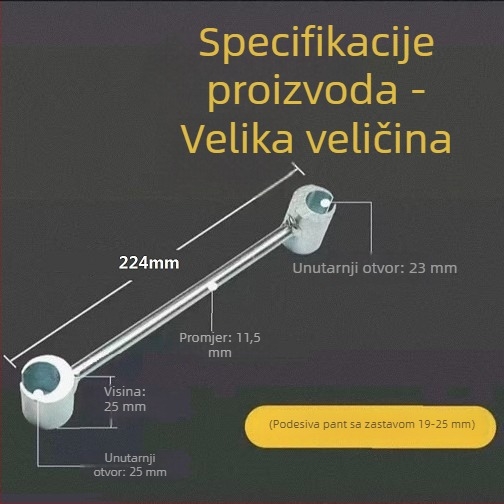 Alat za podešavanje razmaka vrata i poravnavanje šarki – pomoćni alat za ugradnju za vrata s šarkama u obliku zastavice
