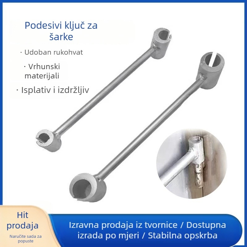 Alat za podešavanje razmaka vrata i poravnavanje šarki – pomoćni alat za ugradnju za vrata s šarkama u obliku zastavice