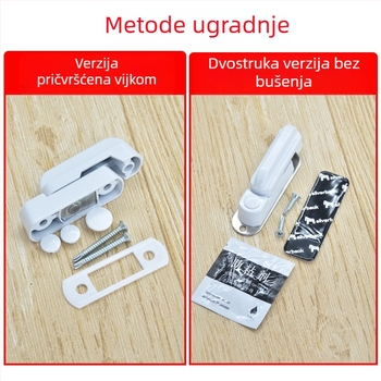 Brava za kasetni prozor od aluminijske legure s termičkom izolacijom, unutarnja i vanjska montaža