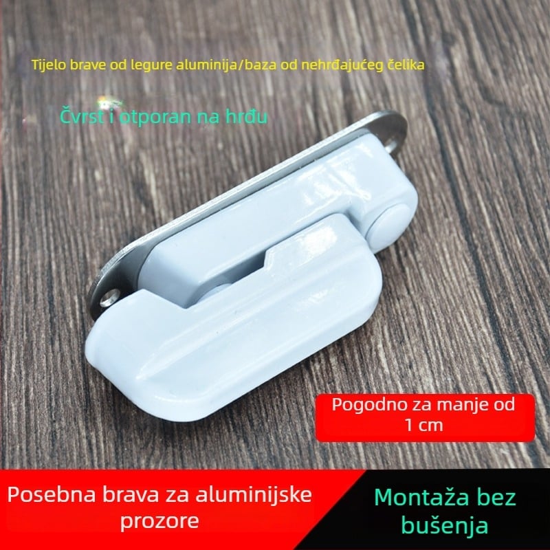 Brava za kasetni prozor od aluminijske legure s termičkom izolacijom, unutarnja i vanjska montaža