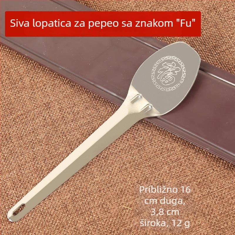 Lopatica za pepeo od legure za kadilo, mala