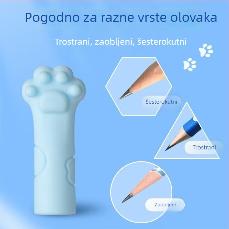 Crtani silikonski kapica za olovku, mekani gumeni kapak za olovku, za učenike osnovne škole