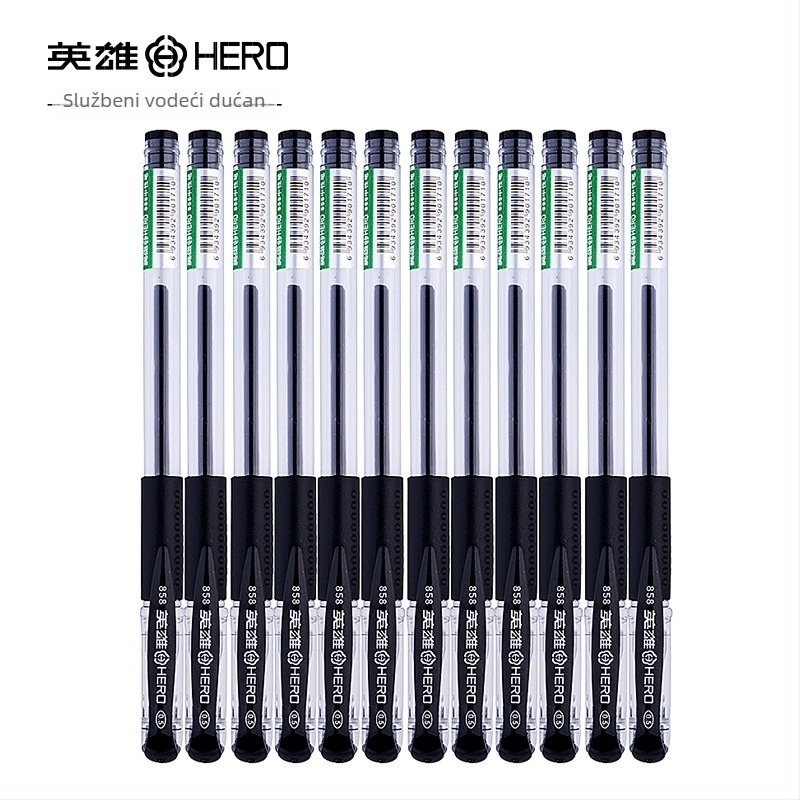 Hero 858 gel pero, 12 komada, vrh 0,5 mm, za pisanje i ispite