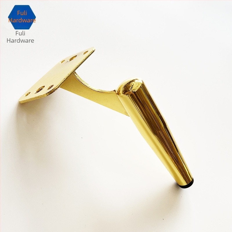 D048 metalne noge za namještaj, lagani luksuzni stil, 15/19 cm, za kauč, TV ormarić, hodnik i kupaonski ormarić — hladno valjani čelik