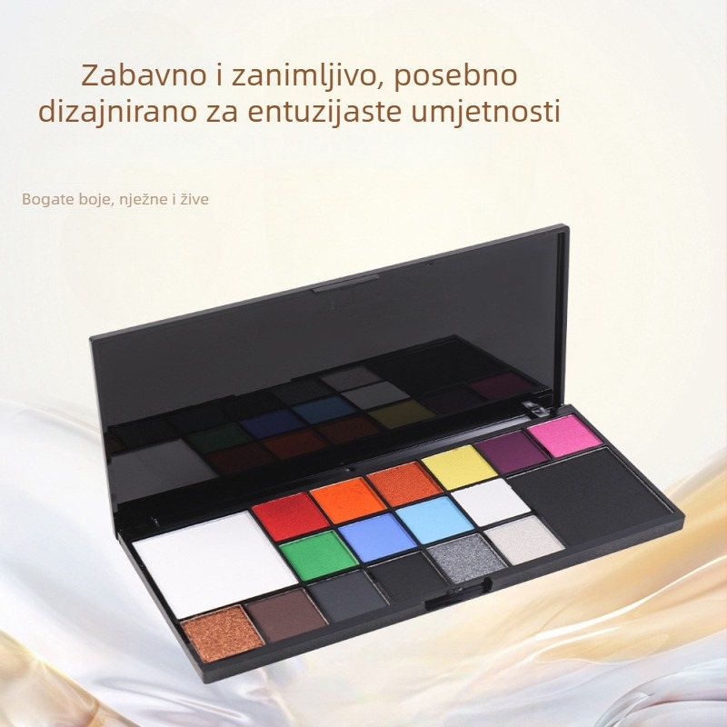 Set za crtanje lica i tijela s 18 boja – vodotopni pigmenti za Halloween