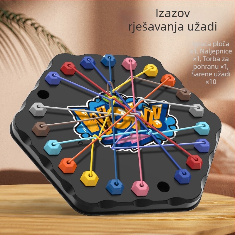 Dječji izazov otključavanja užeta: obiteljska interakcija, trening logičkog razmišljanja i razvoj inteligencije — edukativna igra s užetom