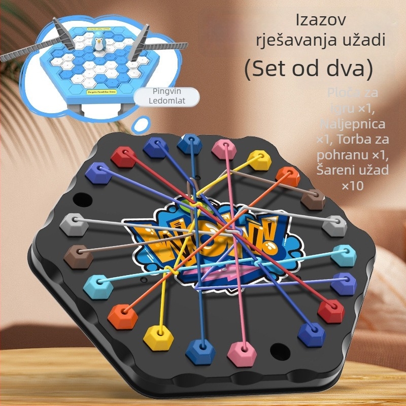 Dječji izazov otključavanja užeta: obiteljska interakcija, trening logičkog razmišljanja i razvoj inteligencije — edukativna igra s užetom