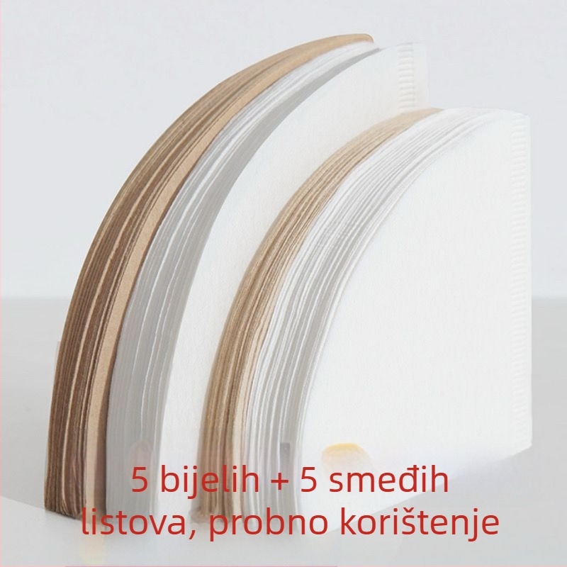 V60 papir za filtriranje kave, jednorazni konični filter za drip aparat