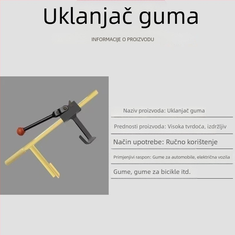 Ručni alat za demontažu guma za motocikle, Dragon Clamp, alat za pritiskanje guma i demontažu