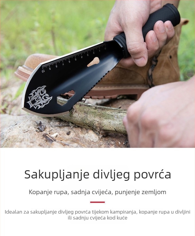 Vanjska višefunkcionalna lopata i vrtna lopata – inženjerska lopata, vrtna lopata, alat za šetnju po plaži, poboljšana verzija