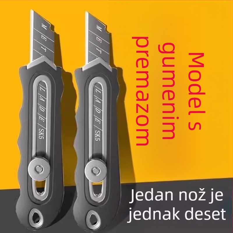 Teški nož za tapete od nehrđajućeg čelika s wolframovom oštricom i držačem
