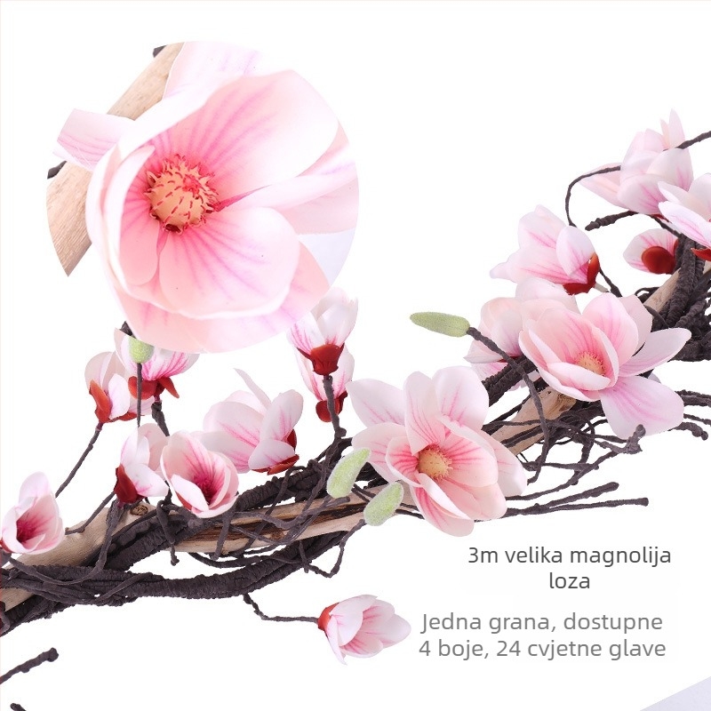 Umjetna vinska loza Magnolia za pozadinu zida i ukrasni luk