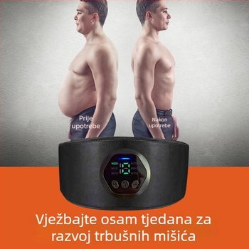 Minogi pametan EMS uređaj za trbušne mišiće, trening trbuha, preklopni dizajn
