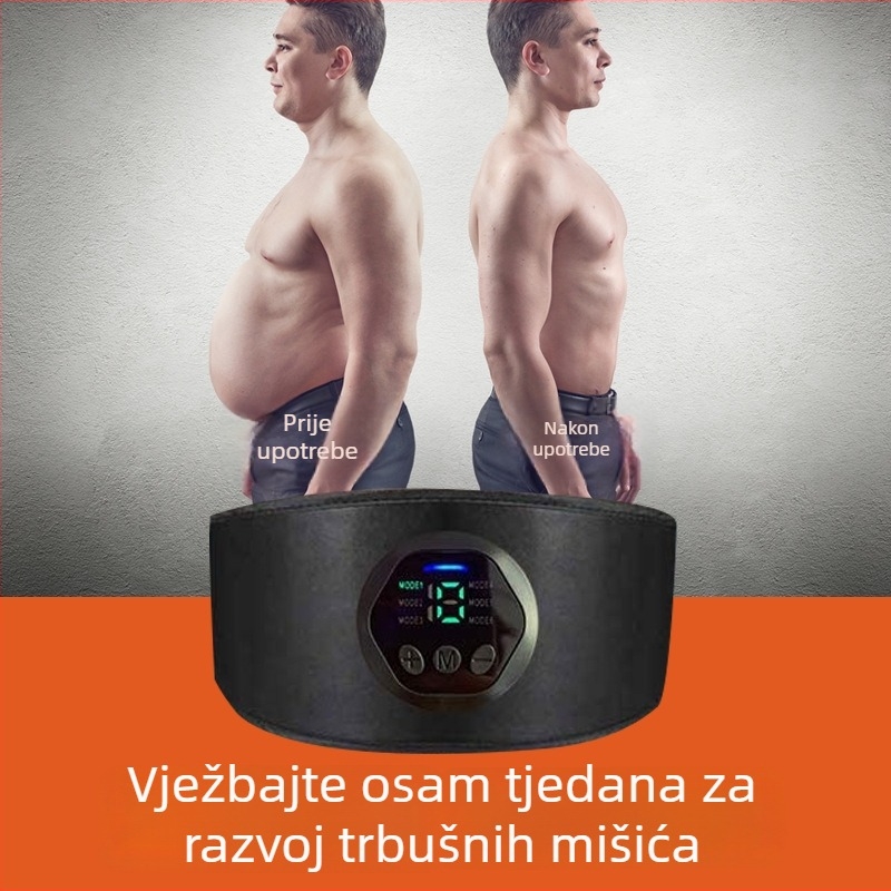 Minogi pametan EMS uređaj za trbušne mišiće, trening trbuha, preklopni dizajn