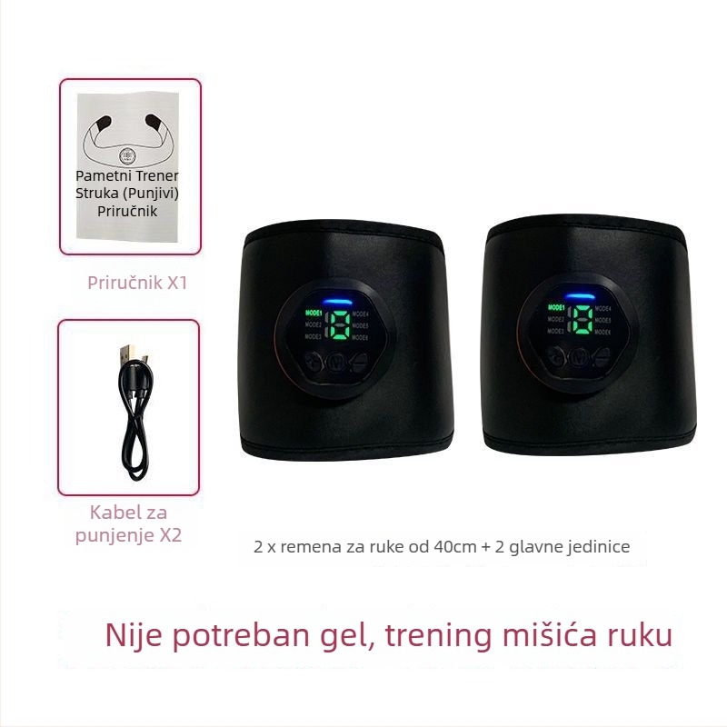 Minogi pametan EMS uređaj za trbušne mišiće, trening trbuha, preklopni dizajn