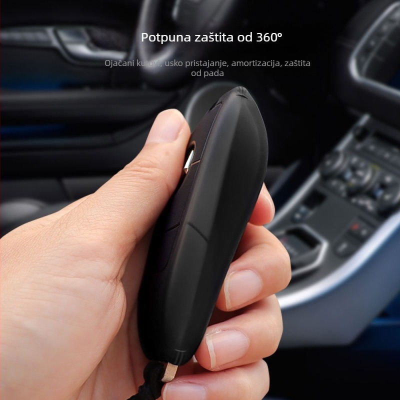 TPU futrola za ključ Mercedes-Benz s kožnom teksturom, kompatibilna s E-klasom E200, E300L i GLC260L