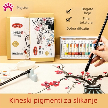 Master Set Pigmenta za kinesko slikarstvo za početnike, materiali za crtanje, 36 boja u kutiji
