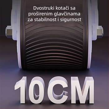 Kotač za trbuh s automatskim vraćanjem, vježbe za trbuh, podrška za lakat, kućna upotreba, tajmer