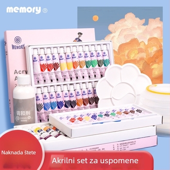 Rasprodaja: Set akrilnih boja 12 boja, tubice 12 ml