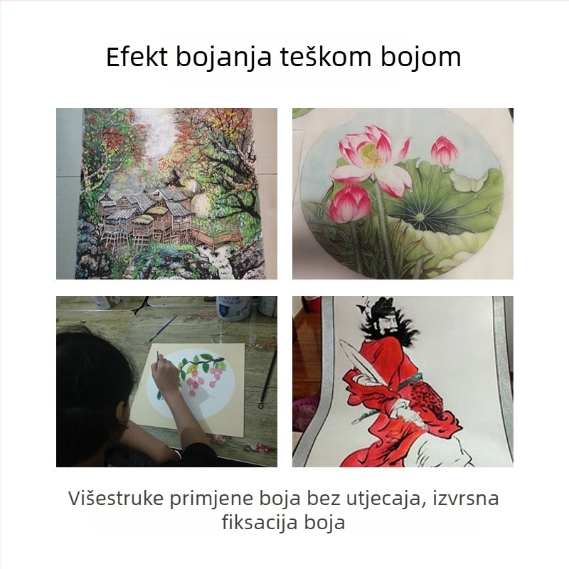 Gelatinska tekućina za ljepilo za Gongbi slikanje na rižinom papiru i svili, tekućina aluminija za sprječavanje curenja