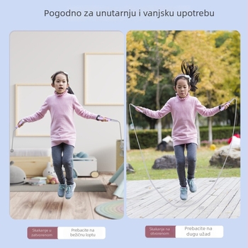 Dječje užad za preskakanje – brza verzija za početnike, za učenike osnovne i srednje škole