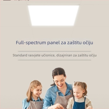 Ugradni LED panel s punim spektrom za strop, 30×600 mm, uredsko osvjetljenje, zaštita očiju
