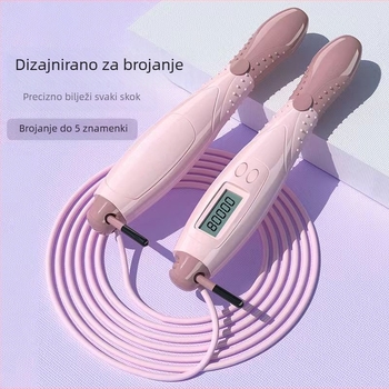 Bežično skakanje užetom za djecu uzrasta 3–5 godina, pametni brojčnik, gravitacijska lopta, vježbanje s težinama, dvostruka namjena