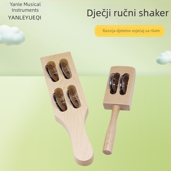 Drveni Orffov udaraljka instrument s četiri i šest zvona – dječji glazbeni edukativni alat, guma za ploču