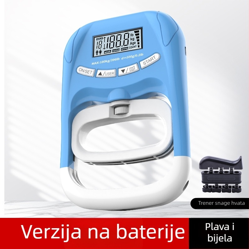 Elektronički mjerač snage stiska, prilagodljiv za muškarce i žene, rehabilitacija i fitness trening
