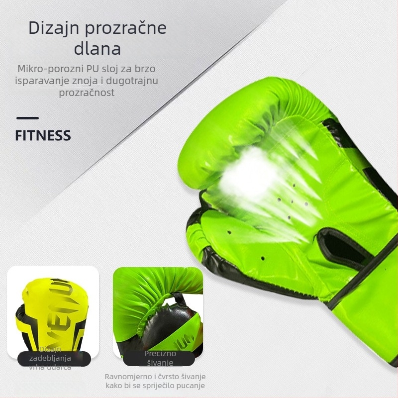 PU rukavice za boksa za odrasle i djecu, oprema za Sanda, zaštitna oprema za borbu, oprema za Taekwondo