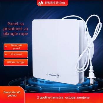 Golden Antelope 6/8-inčni stakleni prozorni ispušni ventilator, energetski štedljiv, tih rad, zidni montažni, model B9DC