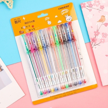 Super Art 303 Glitter-markeri s voćnim mirisom za bilješke i DIY bilješke, šareni markeri i podcrtavajući marker, set od 7 ili 12 komada
