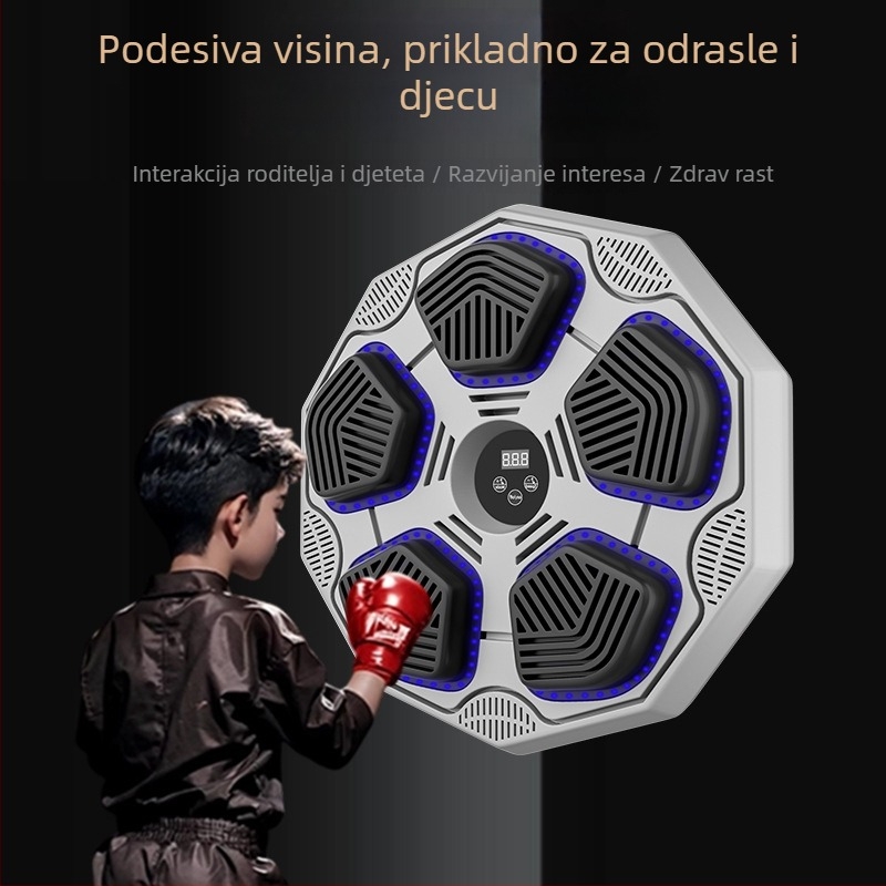 Ancient Spring Inteligentni boksački cilj s Bluetoothom za kućnu vježbu, zidni, za odrasle