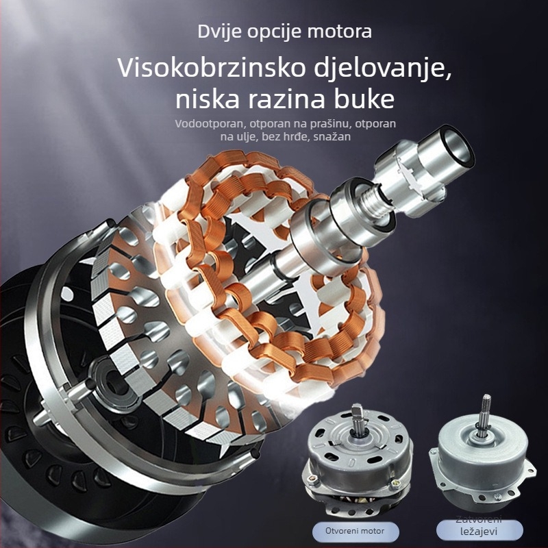 Integrirani stropni LED ventilator za kupaonicu s rasvjetom i ventilacijom, 2-u-1, dimenzije 300×300 mm