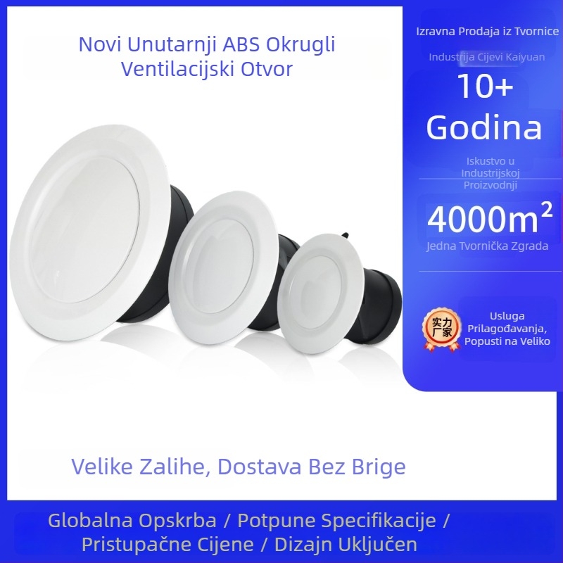 ABS diskovni izlaz zraka za unutarnji sustav svježeg zraka – izlaz zraka i klimatizacijska ventilacija