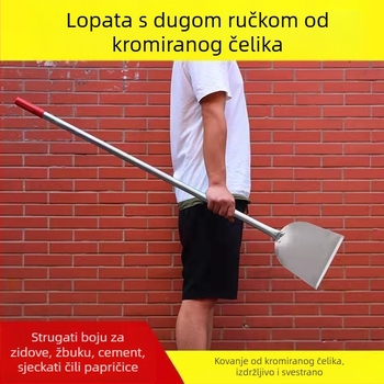 Višenamjenski alat za čišćenje podova i zidova: strugač za površine, led strugač, lopata za snijeg, nož za čili, strugač za zid