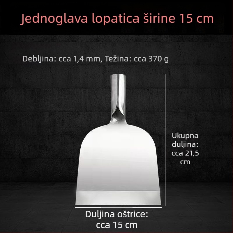 Višenamjenski alat za čišćenje podova i zidova: strugač za površine, led strugač, lopata za snijeg, nož za čili, strugač za zid