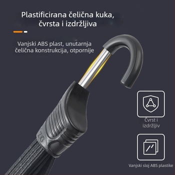Najlonski elastični vezni pojasevi za motocikle i električna vozila; pričvršćivanje kacige i prtljage na stražnjem sjedalu
