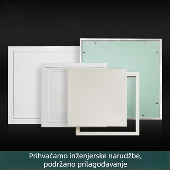 Skriveni pristupni panel za strop od aluminijske legure s pločom od gipsane ploče