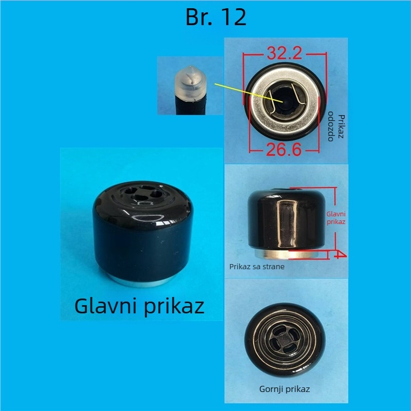 Ventil za ispuštanje pare za električni lonac s tlakom, poklopac sigurnosnog ventila, 3 cm, kompatibilan s Midea
