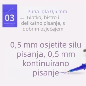 Tingyuxuan termosenzibilna izbrisiva punjenja s neutralnim jezgrom, 0,38–0,5 mm