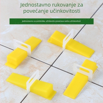 Ekonomični čvrsti niveler pločica s bazom umetkom za postavljanje pločica, razmak 3,0 mm