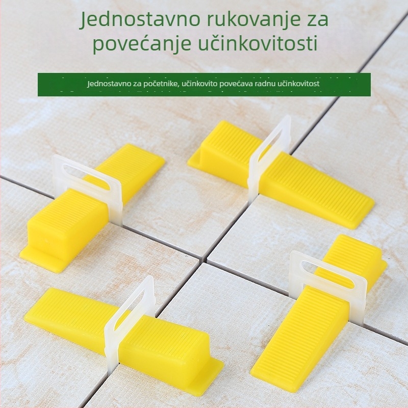 Ekonomični čvrsti niveler pločica s bazom umetkom za postavljanje pločica, razmak 3,0 mm