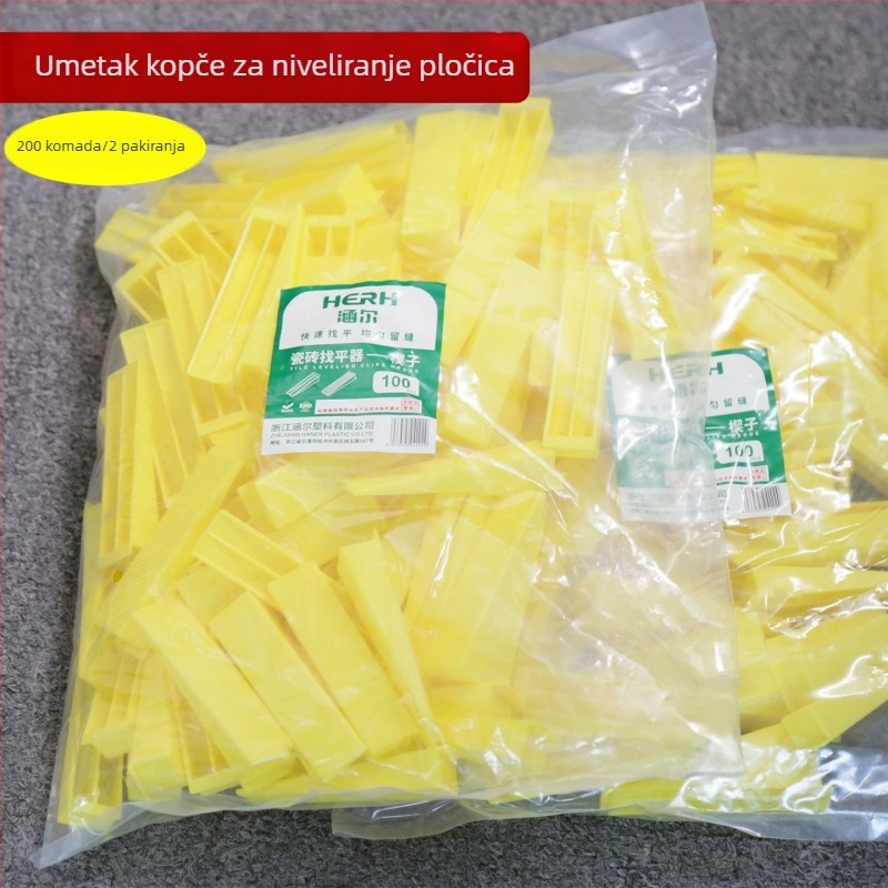 Ekonomični čvrsti niveler pločica s bazom umetkom za postavljanje pločica, razmak 3,0 mm