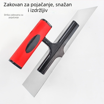 Yinghe špatula za žbukanje s tlakom, alat za pločice, nehrđajući čelik, baza od karbonskog čelika, 250/300 mm