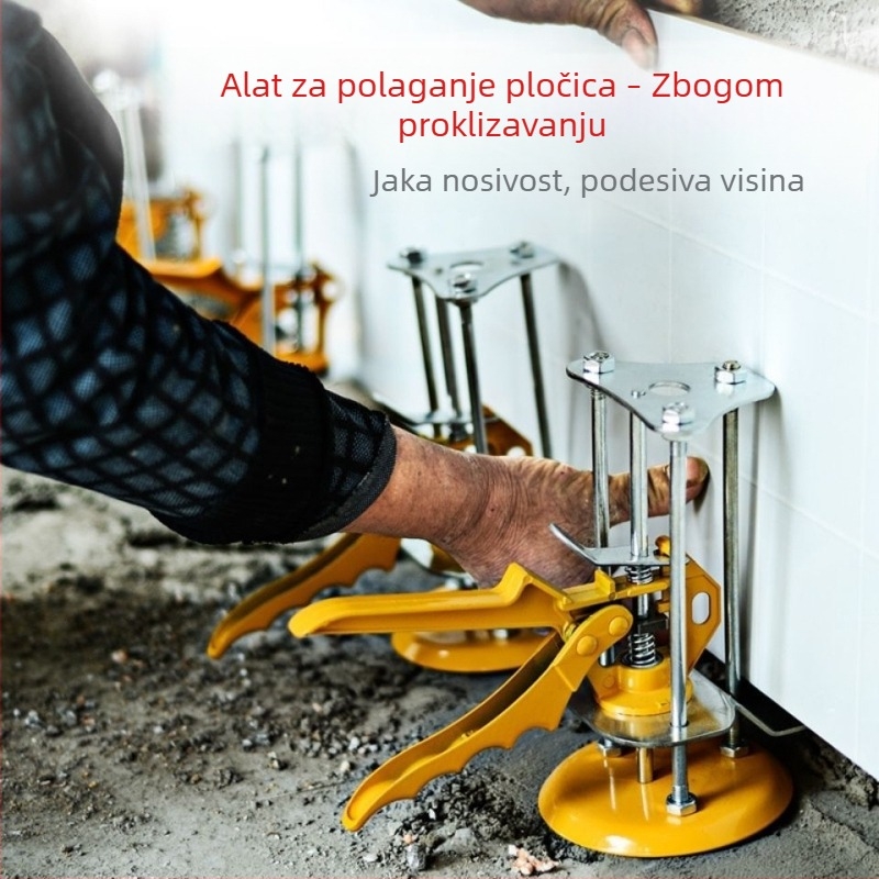 Podizivač visine pločica i alat za niveliranje zidnih pločica — ručni brzi niveler za poravnanje