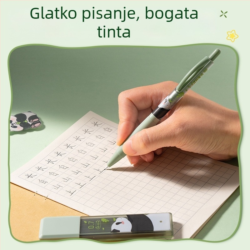 Deli refili grafita za mehaničku olovku, 0,5/0,7 mm HB, izdržljive, velika kapacitet, mehanizam pomicanja grafita