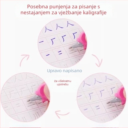 Automatski nestajući refil za pisanje za odrasle i djecu – čarobno izblijedjela tinta za vježbu pisanja