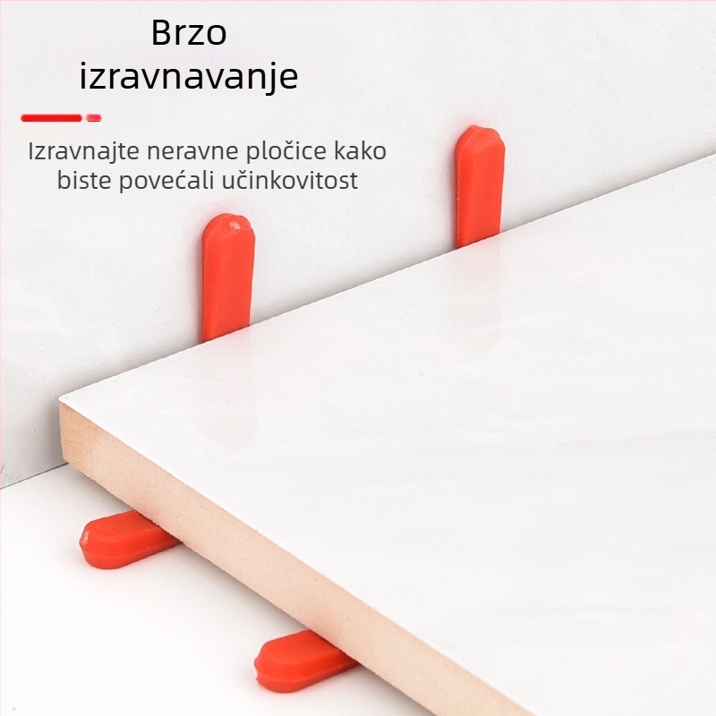 Alat za pozicioniranje i niveliranje pločica s križnim klipsama za zidne i podne pločice